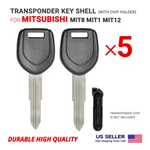 5X New Transponder Key Shell For Mitsubishi MIT8 MIT12 With Chip Holder. Fixed Price $12.95.
