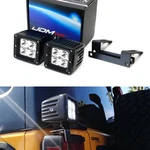 72W Led Pod Lights W/ Above 3RD Brake Bracket, Wiring For 07-17 Jeep Wrangler Jk. Fixed Price $72.09.