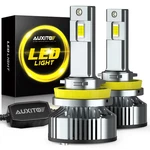 Auxito H11 H9 H8 Led Super Bright Bulb Kit 50000LM High/low Beam 6500K White 2X. Fixed Price $43.69.