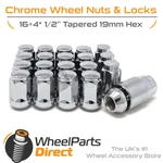 Nuts & Locks 16+4 1/2" For Dodge Challenger MK2 78-83 On Original Wheels. Fixed Price $31.13.
