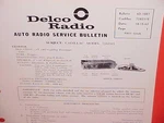 1963 Cadillac Eldorado Deville Fleetwood 60 Delco Gm Am Radio Service Manual. Fixed Price $19.99.