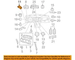 Chrysler Oem 06-07 Ram 1500 Instrument Panel Cluster Switches-switch 5175417AA. Fixed Price $464.62.