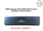 Oem Gm 2014-2020 Chevrolet Impala Traction Stability Control Switch 22909971. Fixed Price $14.99.