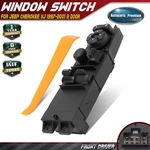Black Front Driver Side Power Window Switch For Jeep Cherokee Xj 97-01 2 Door. Fixed Price $28.39.