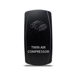 CH4X4 Rocker Switch Twin Air Compressor Symbol - Green Led. Fixed Price $17.98.