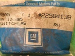 22584138 Gm Rh Electric Power Door Lock Control Switch 1992-1995 Buick Skylark. Fixed Price $29.95.