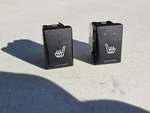 2011-2021 2ND Row Rear Heated Seat Switches Left & Right 68059873AB 68059874AB. Fixed Price $25.00.