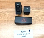 97-03 Oem Bmw E39 540 M5 Hazard Dimmer Light Central Lock Switch Button Set. Fixed Price $69.95.
