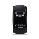 CH4X4 Rocker Switch For Jeep Windshield Lights Symbol - Red Led. Fixed Price $17.98.
