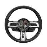 15-20 Mustang Black Leather Steering Wheel Oem Good FR33 3600 BE3JAX. Fixed Price $89.00.