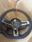 New Oem Ford Alcantara Suede Steering Wheel JR3Z-3600-CB Mustang GT350R 18-19. Fixed Price $450.00.