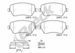 Breck 23973 00 702 Brake Pad Set, Disc For Dacia, Mercedes-benz, Nissan,. Fixed Price $44.08.
