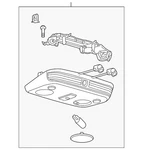 Genuine Ford Overhead Console DR3Z-76519A70-DA. Fixed Price $410.49.
