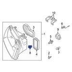 For Volkswagen Jetta 1999-2005 1J0953123B Front Headlight Socket. Fixed Price $37.02.
