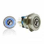 Billet Button :: Blue Illumination Johnny Law Motors TRGA6 Hot Rod Truck. Fixed Price $69.95.
