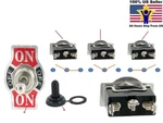 10 Heavy Duty 15A 125V Spdt 3 Terminal On/off/on Toggle Switch W/waterproof Boot. Fixed Price $20.00.