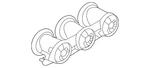 Genuine Nissan Dashboard Air Vent 68750-6MW0A. Fixed Price $210.11.