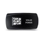 CH4X4 Rocker Switch Solar Power Symbol 3 - Horizontal Amber Led. Fixed Price $17.98.