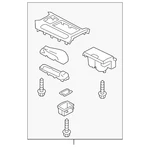Genuine Mazda Console Panel GMJ6-66-CM0B. Fixed Price $524.98.