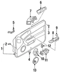 Genuine Nissan Window Switch 80961-70F00. Fixed Price $51.81.