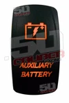 Waterproof Auxiliary Battery Rocker Switch Orange Ace Turbo YZ1000R Wildcat Xp. Fixed Price $16.50.