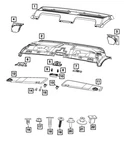 Genuine Mopar Switch Bezel 7FE53LA6AA. Fixed Price $134.55.