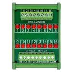 Rail Mount 16 Leds Red Indicator Light Module 550VDC Common Pos/neg. Fixed Price $36.85.