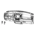 For Ram 1500 2019-2024 Mopar 6EM25TX7AB Pedal Height Adjustment Switch. Fixed Price $15.63.