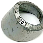 1957 Chevrolet Ignition Switch Bezel, 3736490, Used (m). Fixed Price $19.99.