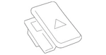 Genuine Audi Hazard Switch 8U1-941-509-A-5PR. Fixed Price $64.65.