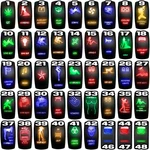 12V 20A Rocker Toggle Switch - 45 Custom Designs, Colors, Utv Boat Car 4X4. Fixed Price $19.99.