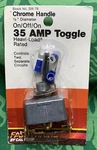 Calterm Electronics Chrome Handle Toggle Switch 35 Amp Heavi-load Rated SW-78. Fixed Price $15.00.
