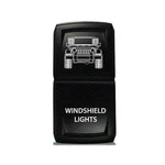 CH4X4 Rocker Switch V2 Windshield Ligths Symbol - Vertical White Led. Fixed Price $17.98.