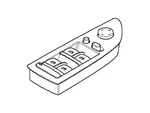 Genuine Bmw Window Lifter Switch, Driver 61-31-9-217-326 New. Fixed Price $178.42.