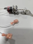 C&k Y1011U2C203NQ Key Switch W/ 22 Ga. 6" Wires 1/4" Fastons Nos Lot Of Pcs. Fixed Price $34.00.