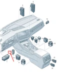 New Vw Touareg Cr Ignition Start/stop Switch 7629598393Q7 Genuine. Fixed Price $156.99.