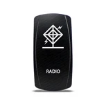 CH4X4 Rocker Switch Radio Symbol 3 - Amber Led. Fixed Price $17.98.