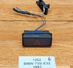 88-99 Oem Bmw E31 E32 E34 E36 735 Hazard Light Warning Switch Emergency. Fixed Price $19.95.