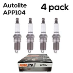 (4 Pack) Autolite APP104 Double Platinum Spark Plugs For Ignition Secondary. Fixed Price $19.99.