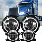 7 Inch Led Headlamp Headlights & 4'' Fog For Freightliner 122SD 2013-2016. Fixed Price $119.99.
