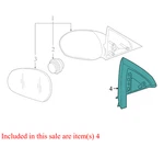 2008-2012 Ford Escape Driver Fl Door Mirror Trim Ring Used 8L8Z17K709AD Oem. Fixed Price $29.99.