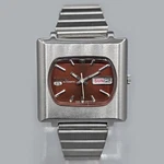 Vintage Seiko Automatic 6309-5330 Japan 17 Jewels Burgundy Dial Day Date 1970S. Fixed Price $199.00.