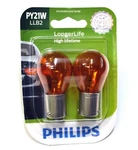Philips Longerlife 7507 PY21W Two Bulbs Rear Turn Signal Replacement Stock. Fixed Price $14.25.