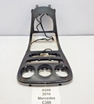 15-23 Oem Mercedes W205 C300 Center Console Trim Black Ash Wood Cover. Fixed Price $125.02.