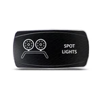 CH4X4 Rocker Switch Spot Lights Symbol 3 - Horizontal While Led. Fixed Price $17.98.