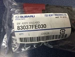 Subaru Wrx Sti Limited Red Hazard Switch 2002-2007 83037FE030 Impreza Jdm. Fixed Price $40.04.