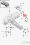 Genuine Porsche Macan Switch 95B962126C. Fixed Price $61.46.