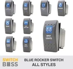 Rocker Switch 113 Styles Blue Fit All Standard Led Car Boat 12V Spot Light. Fixed Price $16.42.