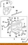 Gm Oem 08-14 Cts Front Door Interior Trim-switch Bezel 15867898. Fixed Price $94.32.