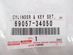 Genuine Oem Toyota 69057-34050 Ignition Lock Cylinder Set 2003-2006 Tundra. Fixed Price $152.64.